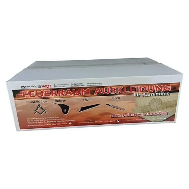 Feuerraum Auskleidung (5 Stk., 50 x 30 x 3 cm)