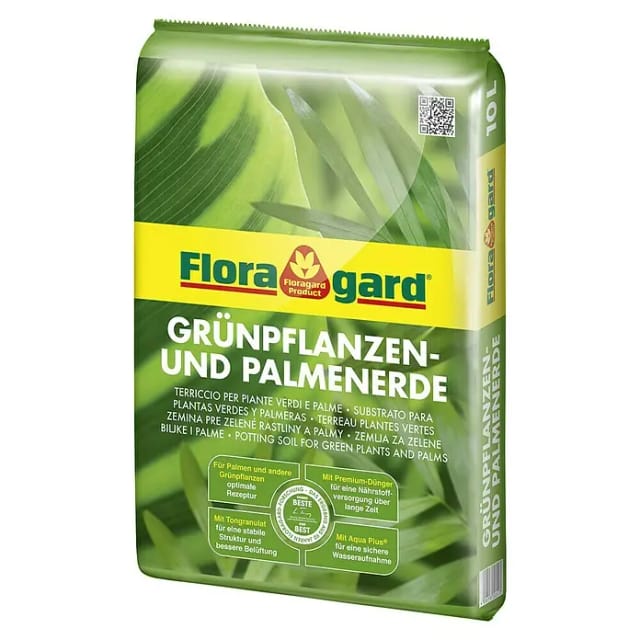 Floragard Grünpflanzen- & Palmenerde (10 l)