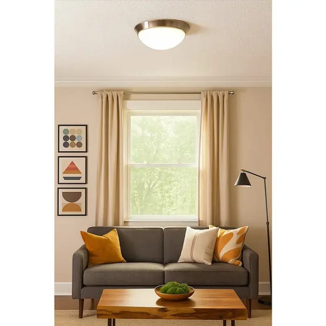 Tween Light Deckenleuchte rund Tricase (60 W, Nickel, E27)