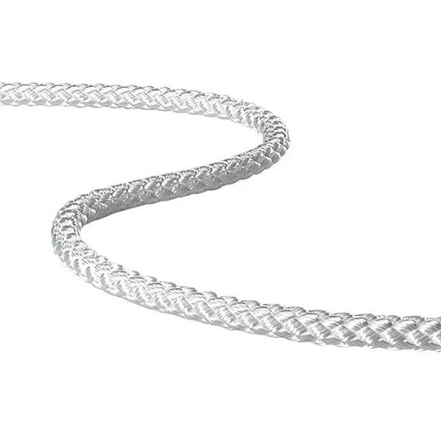 Robline Leine Meterware (2 mm, Weiß, Polyester)