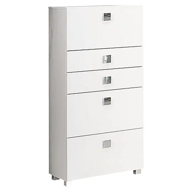 Schildmeyer Carree Highboard (65 x 34,5 x 133,5 cm, Weiß)
