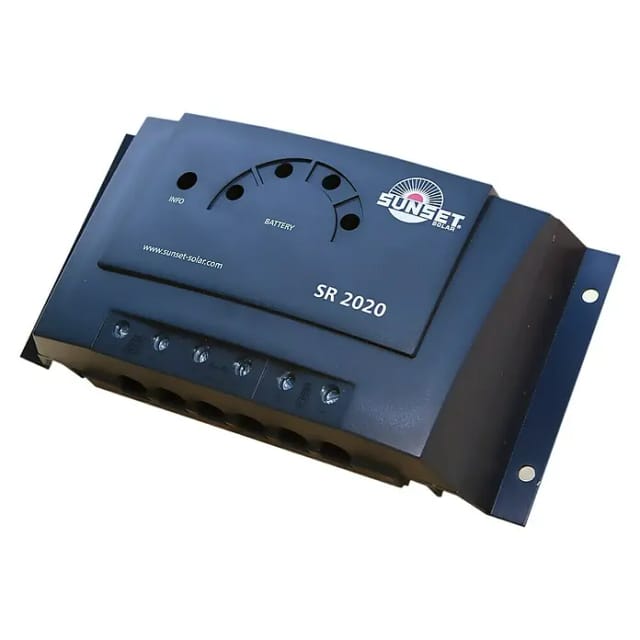 Sunset Solarladeregler SR2020 (Max. Laststrom: 20 A, 12 V - 24 V)