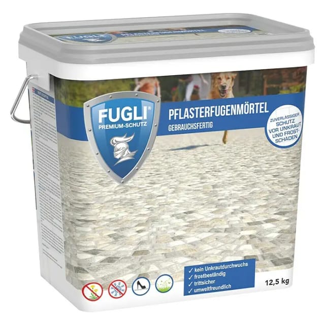 Fugli Pflasterfugenmörtel (Steingrau, 12,5 kg)