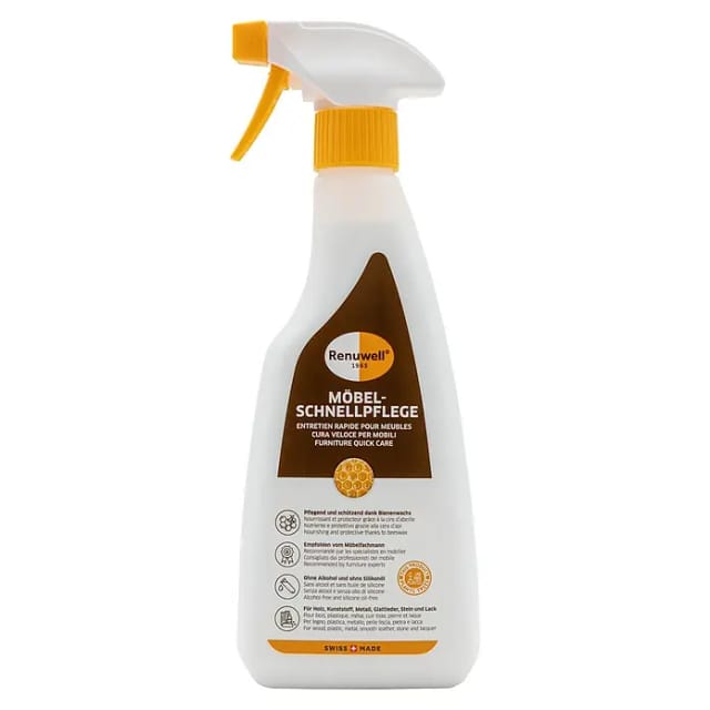 Renuwell Möbel-Schnellpflege mit Bienenwachs (500 ml)