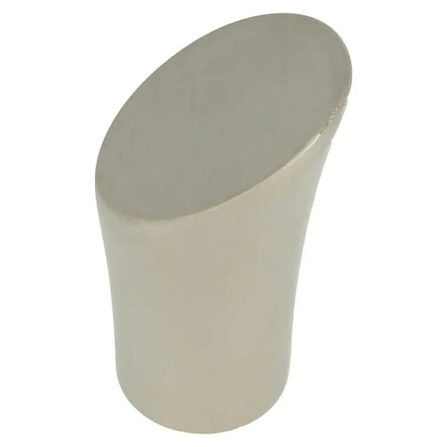 Möbelknopf (Typ Möbelgriff: Knopf, Ø x H: 14 x 26 mm, Vernickelt, Matt)
