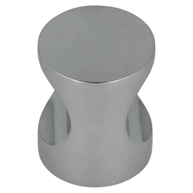 Möbelknopf (Typ Möbelgriff: Knopf, Ø x H: 20 x 25 mm, Silber)