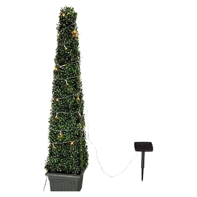 Globo Solar-Lichterkette (10 m, IP44, Lichtfarbe: Warmweiß)