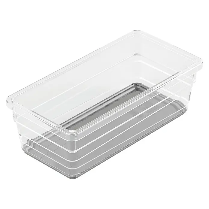 Sistemo Schubladeneinsatz (15 x 7,5 x 5 cm, Transparent, Kunststoff)
