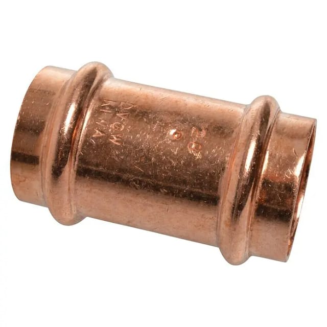 Kupfer-Pressmuffe (Durchmesser: 28 mm, Presskontur: V)