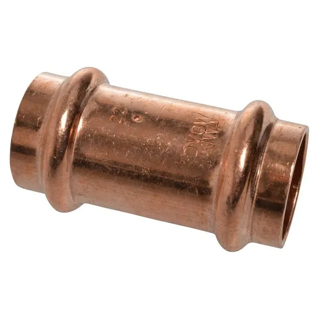Kupfer-Pressmuffe (Durchmesser: 22 mm, Presskontur: V)