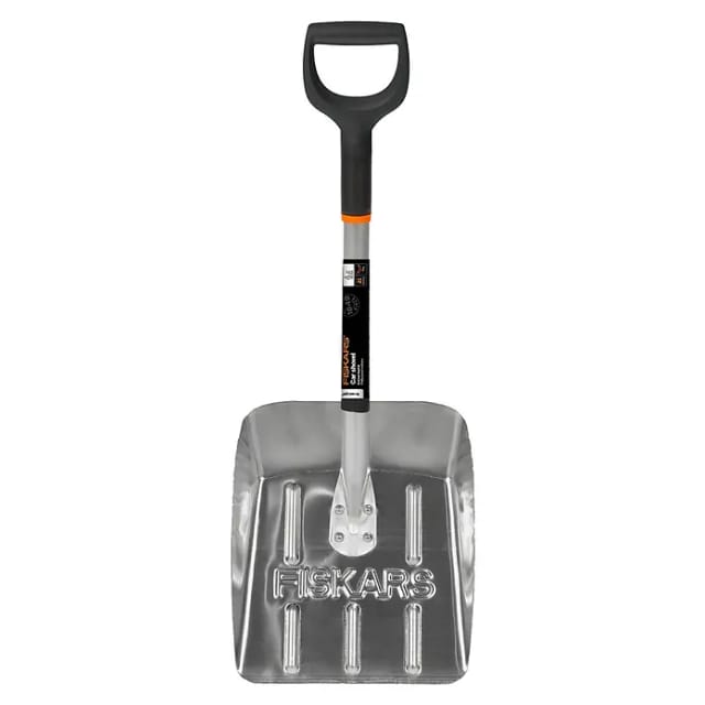Fiskars Solid Autoschaufel (Breite: 25,5 cm, Aluminium, Geeignet für: Schnee)