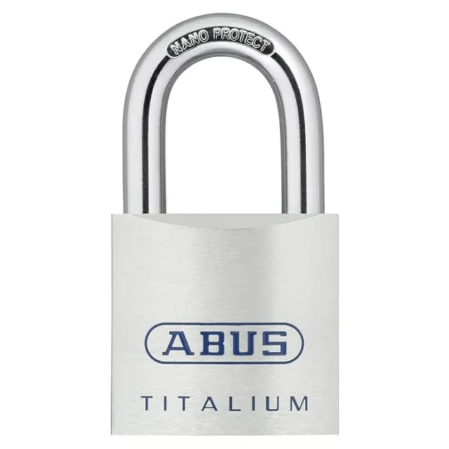 Abus Vorhängeschloss Titalium 80TI/50 (Schlossdicke: 23 mm, Bügelstärke: 10 mm)