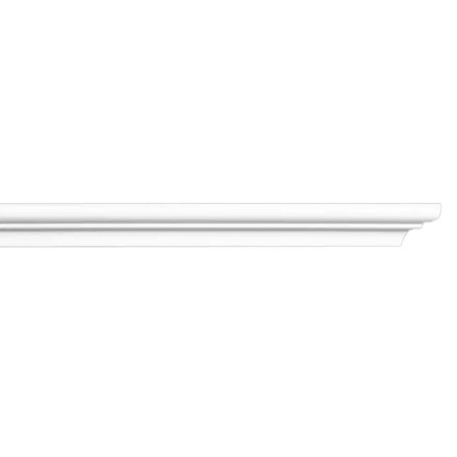Zierprofil S 35 (2 m x 3,5 cm x 3,5 cm, XPS-Hartschaumplatten, 2 Stk.)