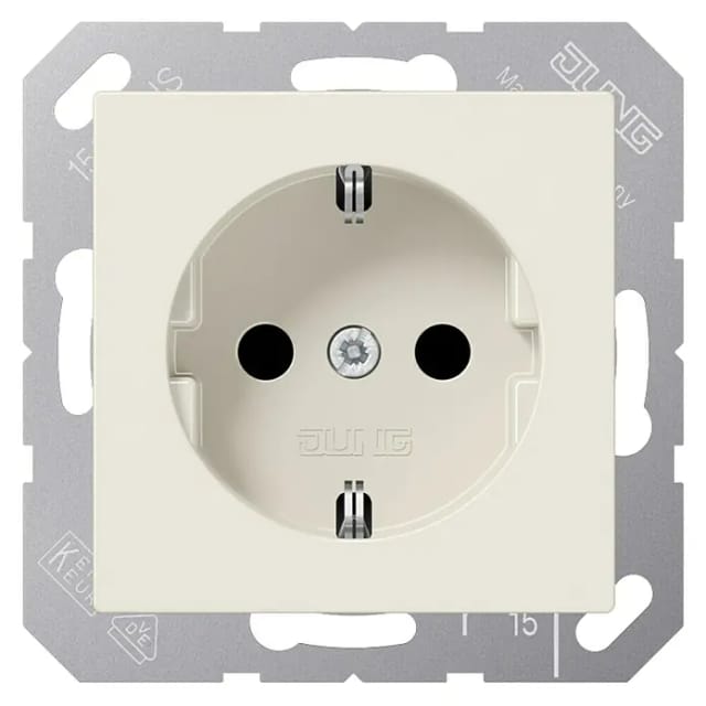 Jung AS 500 Steckdose A1520 (Weiß, Kunststoff, IP20)