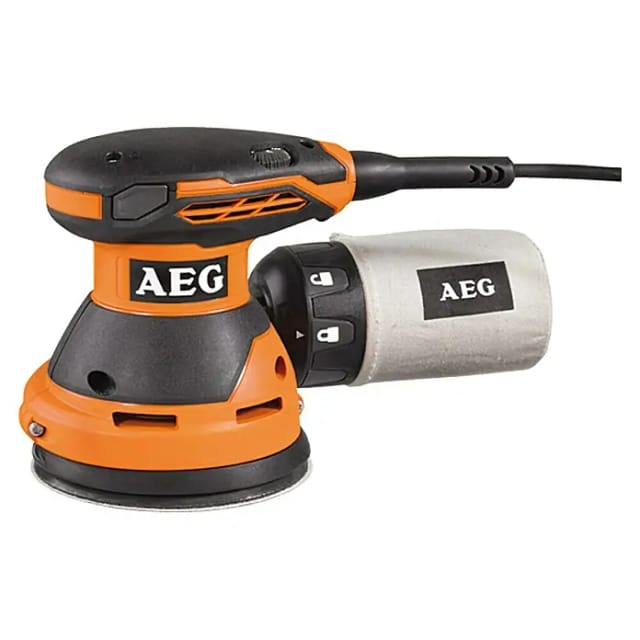 AEG Powertools Exzenterschleifer EX 125 ES (125 mm, 300 W, Leerlaufdrehzahl: 7.000 U/min - 15.000 U/min)