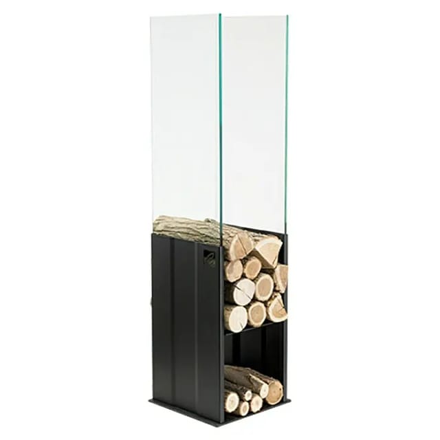 Holzkorb Elena (30 x 30 x 112 cm, Stahl, Anthrazit)
