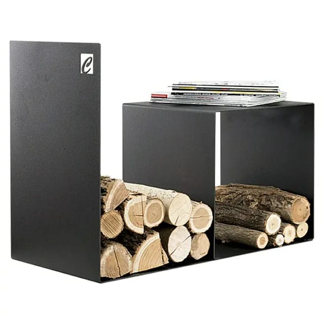 Holzregal Kubo (35 x 71 x 52,5 cm, Stahl, Anthrazit)
