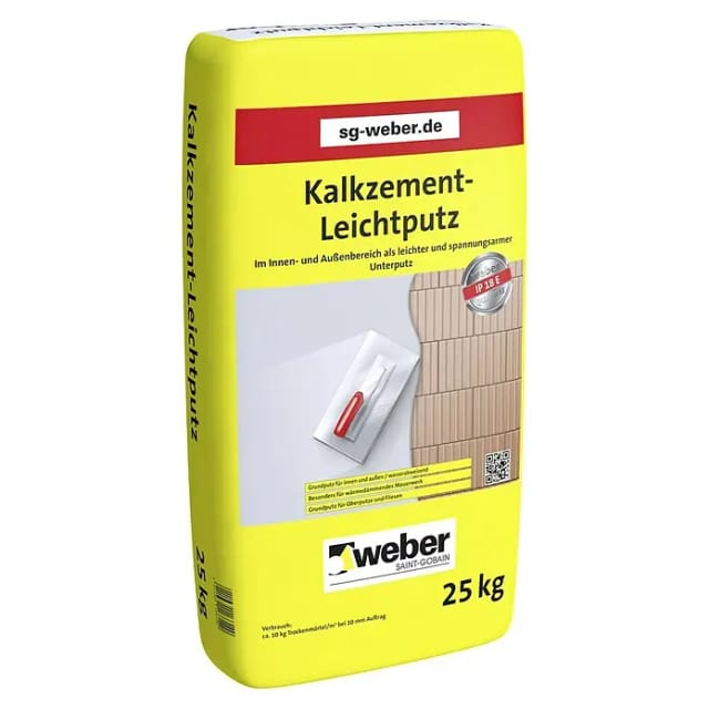 SG Weber Kalkzement-Leichtputz IP 18E (25 kg)