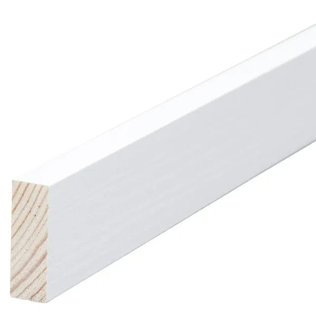 Rechteckleiste (90 cm x 10 mm x 30 mm, Kiefer)