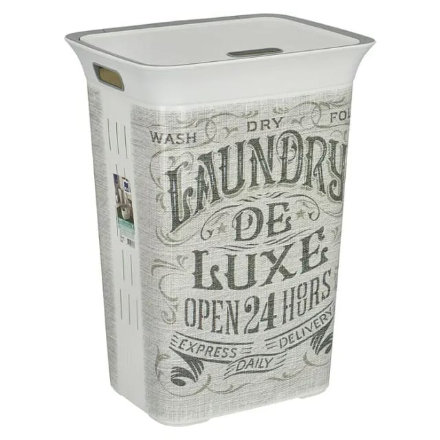 KIS Chic Wäschesammler Laundry Bag (35 x 44 x 61 cm, Grau)