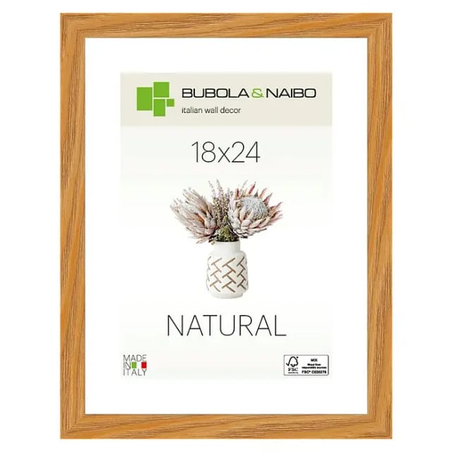 Bubola & Naibo Holzrahmen Tulipa 6340 (18 x 24 cm, Eiche)