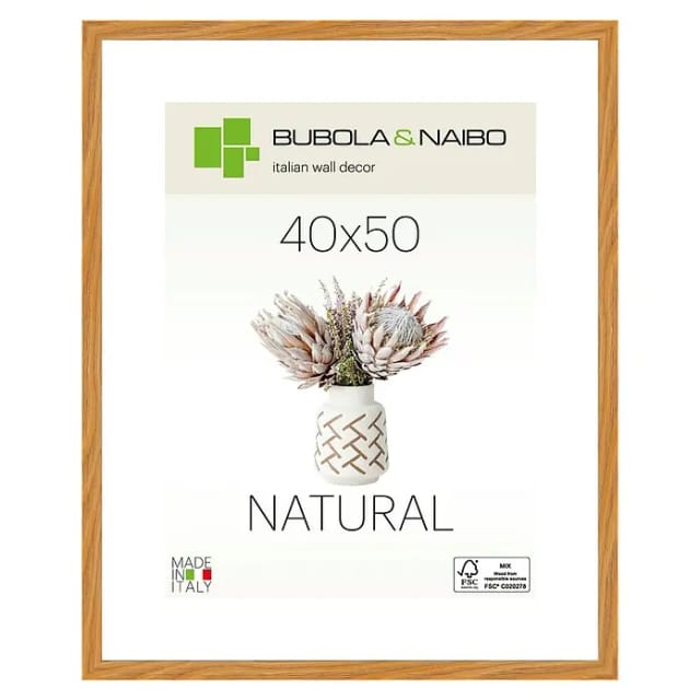 Bubola & Naibo Holzrahmen Tulipa 6340 (40 x 50 cm, Eiche)