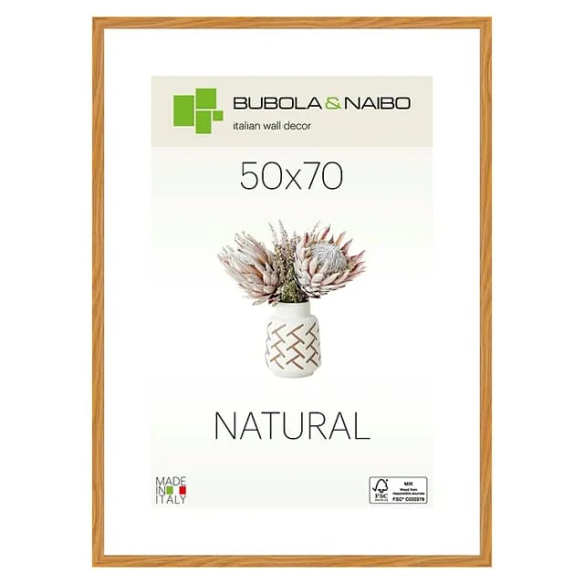 Bubola & Naibo Holzrahmen Tulipa 6340 (50 x 70 cm, Eiche)