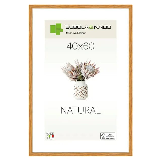 Bubola & Naibo Holzrahmen Tulipa 6340 (40 x 60 cm, Eiche)