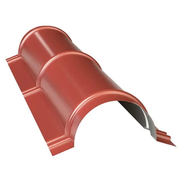 Metdach Dachfirst (Rot, 100 x 28 cm, Stahl)