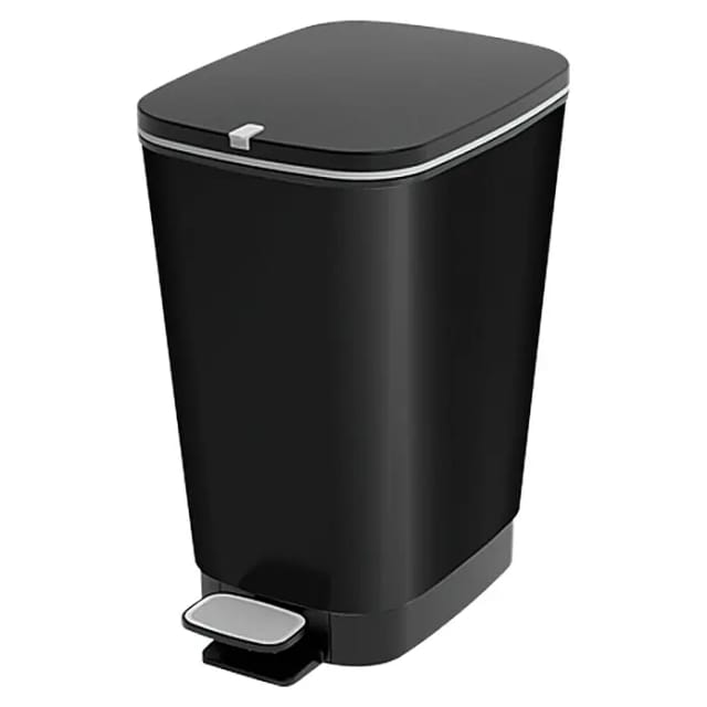 KIS Treteimer Chic (25 l, Kunststoff, Schwarz)