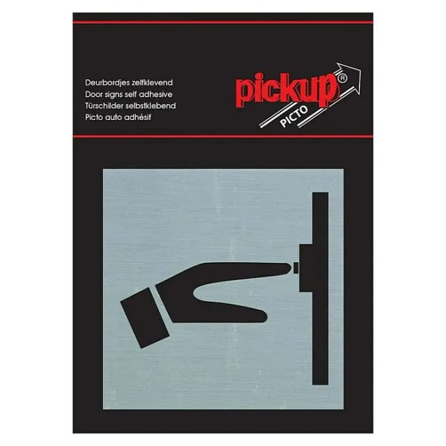 Pickup Aufkleber (L x B: 80 x 80 mm, Bitte Klingeln)