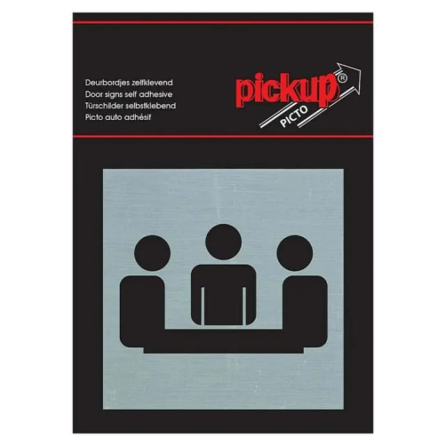 Pickup Aufkleber (L x B: 80 x 80 mm, Tagungsraum)