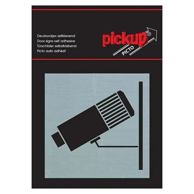 Pickup Aufkleber (L x B: 80 x 80 mm, Videokamera)