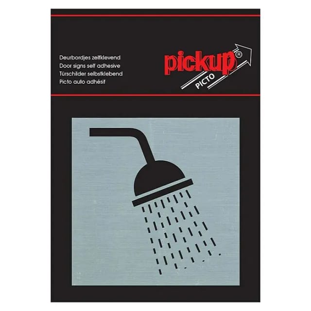 Pickup Aufkleber (L x B: 80 x 80 mm, Dusche)