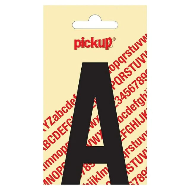 Pickup Aufkleber (Motiv: A, Schwarz, Höhe: 90 mm)
