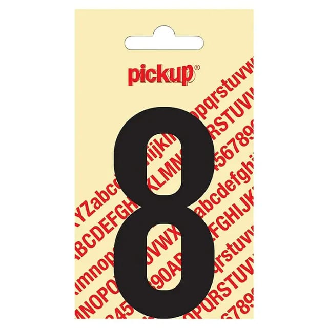 Pickup Aufkleber (Motiv: 8, Schwarz, Höhe: 90 mm)