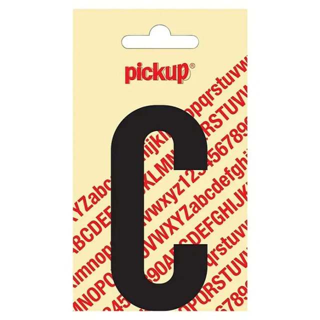 Pickup Aufkleber (Motiv: C, Schwarz, Höhe: 90 mm)