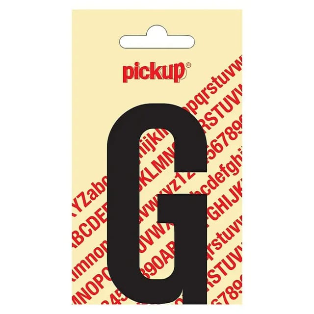 Pickup Aufkleber (Motiv: G, Schwarz, Höhe: 90 mm)