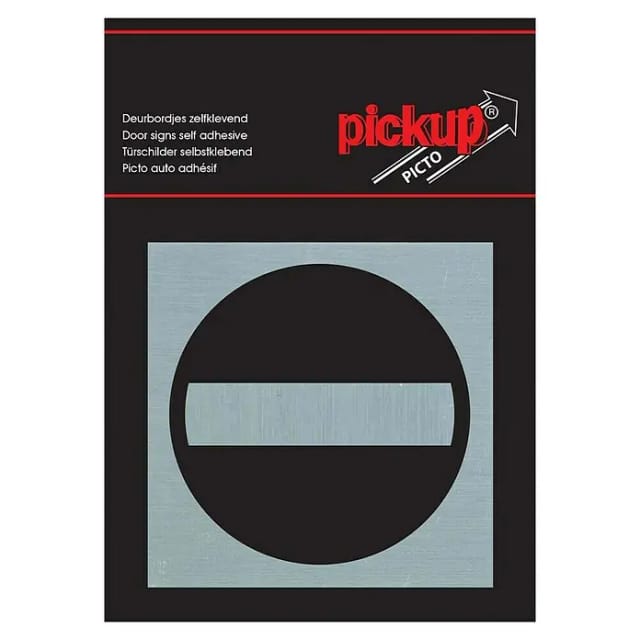 Pickup Aufkleber (L x B: 80 x 80 mm, Zutritt verboten)