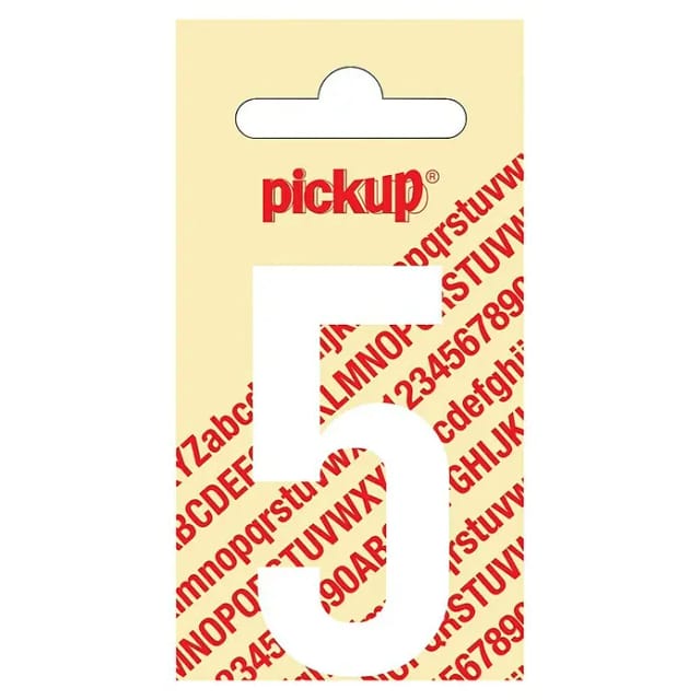 Pickup Aufkleber (Motiv: 5, Weiß, Höhe: 60 mm)