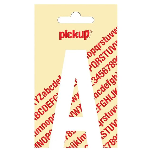 Pickup Aufkleber (Motiv: A, Weiß, Höhe: 90 mm)