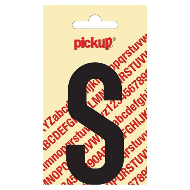 Pickup Aufkleber (Motiv: S, Schwarz, Höhe: 90 mm)