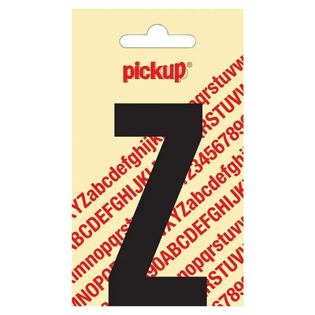 Pickup Aufkleber (Motiv: Z, Schwarz, Höhe: 90 mm)