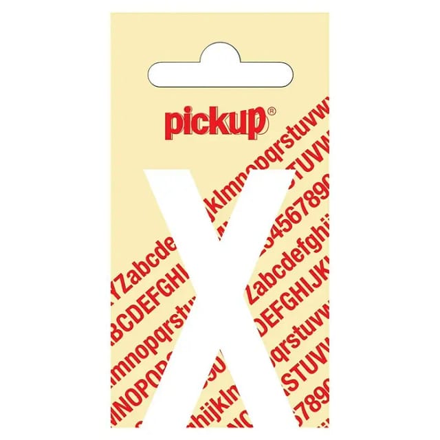 Pickup Aufkleber (Motiv: X, Weiß, Höhe: 60 mm)