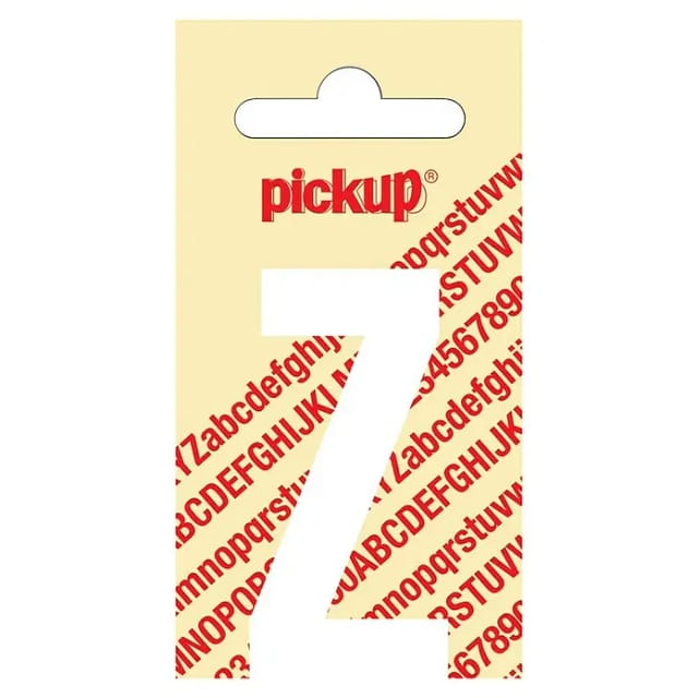 Pickup Aufkleber (Motiv: Z, Weiß, Höhe: 60 mm)