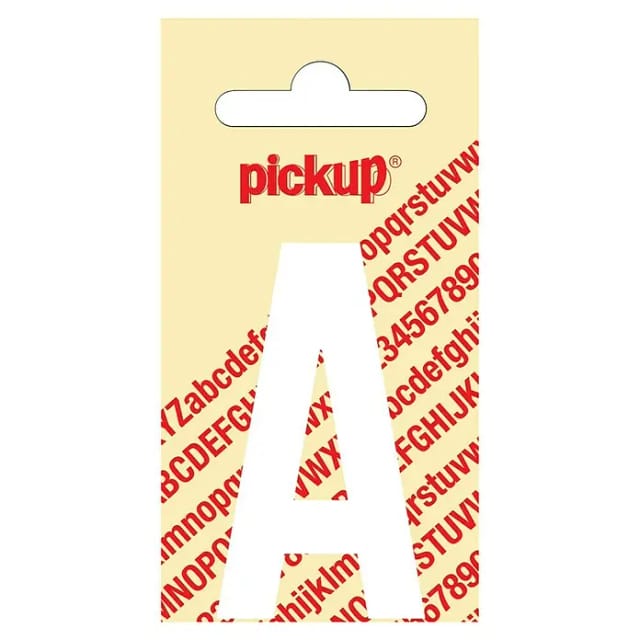 Pickup Aufkleber (Motiv: A, Weiß, Höhe: 60 mm)