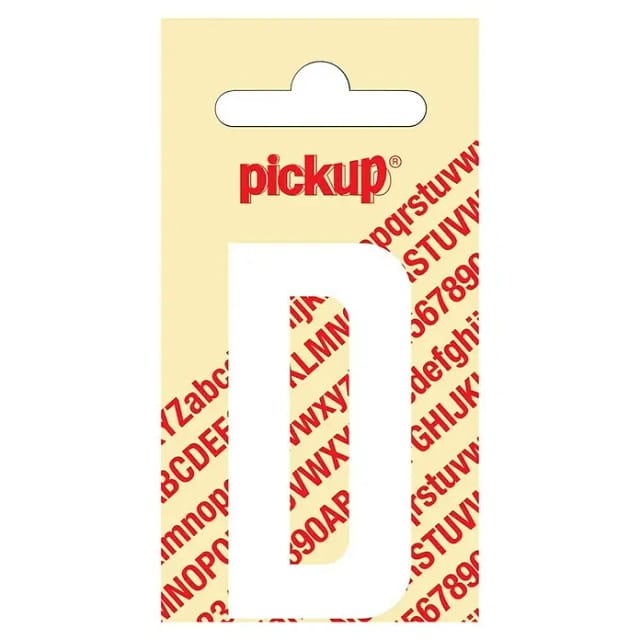 Pickup Aufkleber (Motiv: D, Weiß, Höhe: 60 mm)