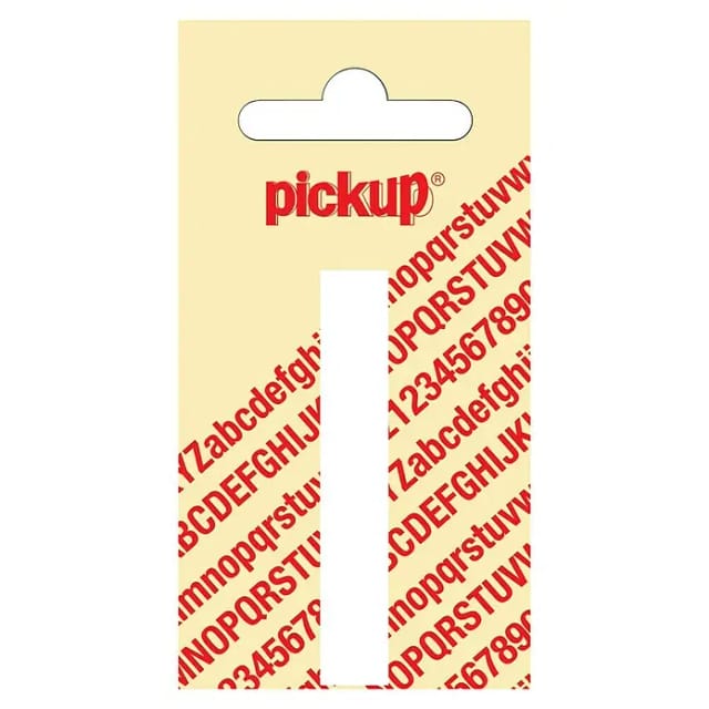 Pickup Aufkleber (Motiv: I, Weiß, Höhe: 60 mm)