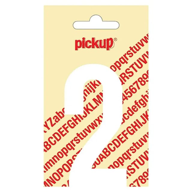 Pickup Aufkleber (Motiv: 2, Weiß, Höhe: 90 mm)