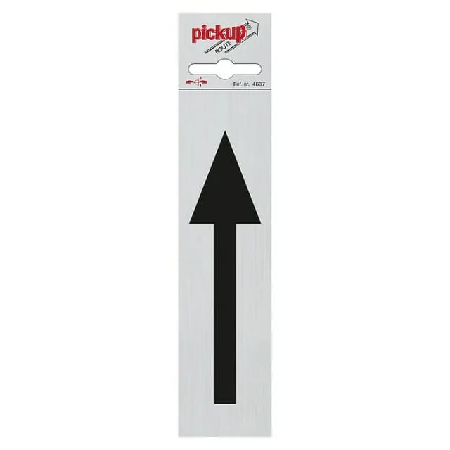Pickup Symbolschild (Motiv: Pfeil, L x B: 165 x 44 mm)